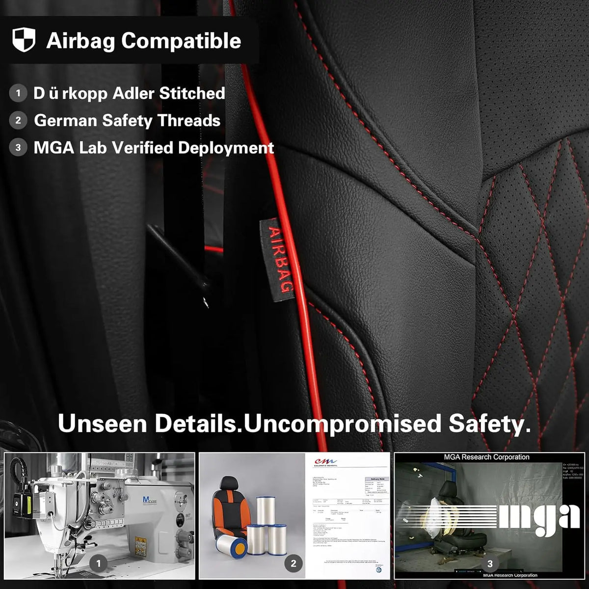 EKR Car Seat Covers Custom Fit for Toyota Rav4 (Hybrid) 2026 LE/XLE Premium/SE/XSE/Woodland/Limited Full Set Leather Car Seat Cover for SUV