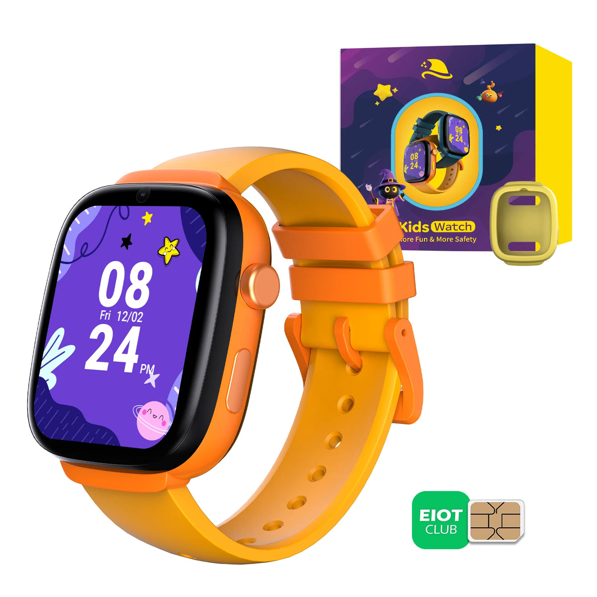 EIOTMART Kids GPS Smartwatch With Video Calling And Parental Controls