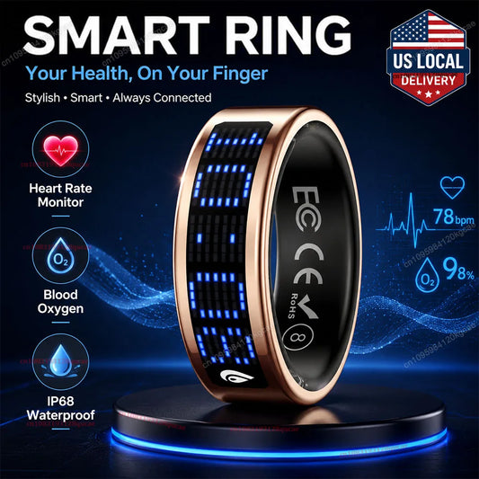 Ola Esporte Smart Ring With LED Display And Health Tracking