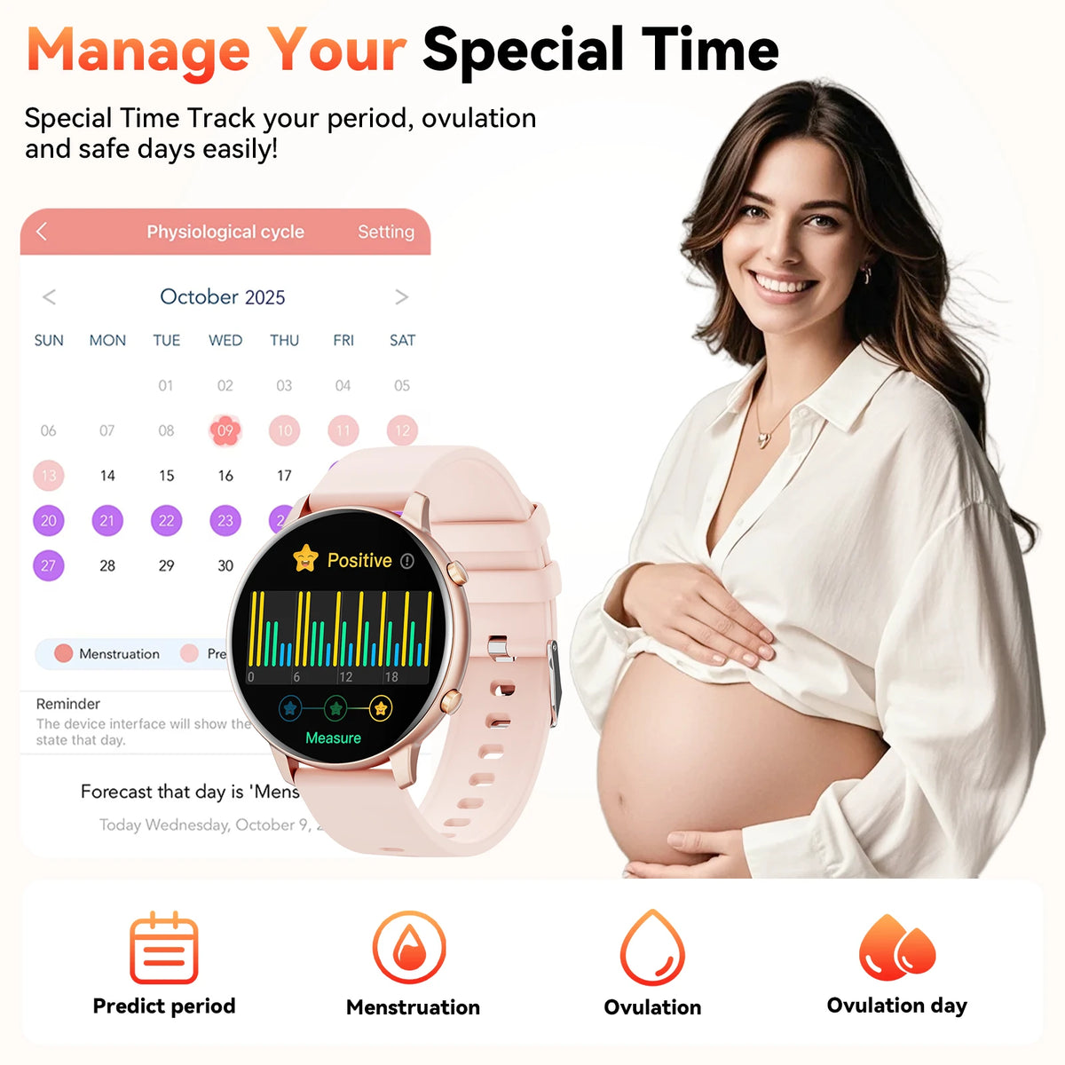 Smart Watch Fitness Tracker With Bluetooth Calling Heart Rate Monitor