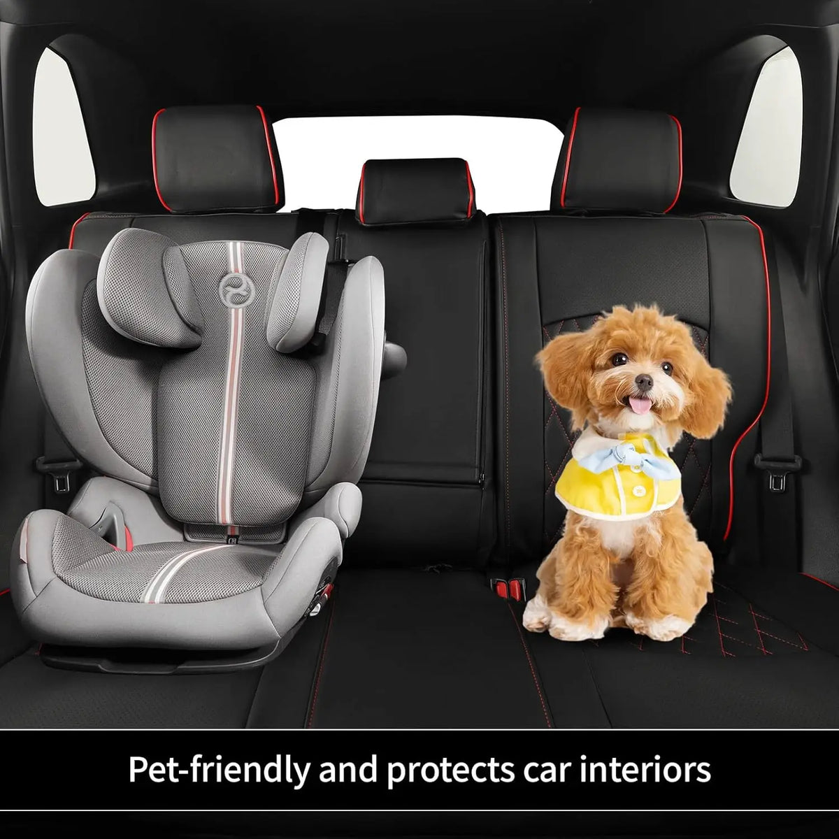 EKR Car Seat Covers Custom Fit for Toyota Rav4 (Hybrid) 2026 LE/XLE Premium/SE/XSE/Woodland/Limited Full Set Leather Car Seat Cover for SUV