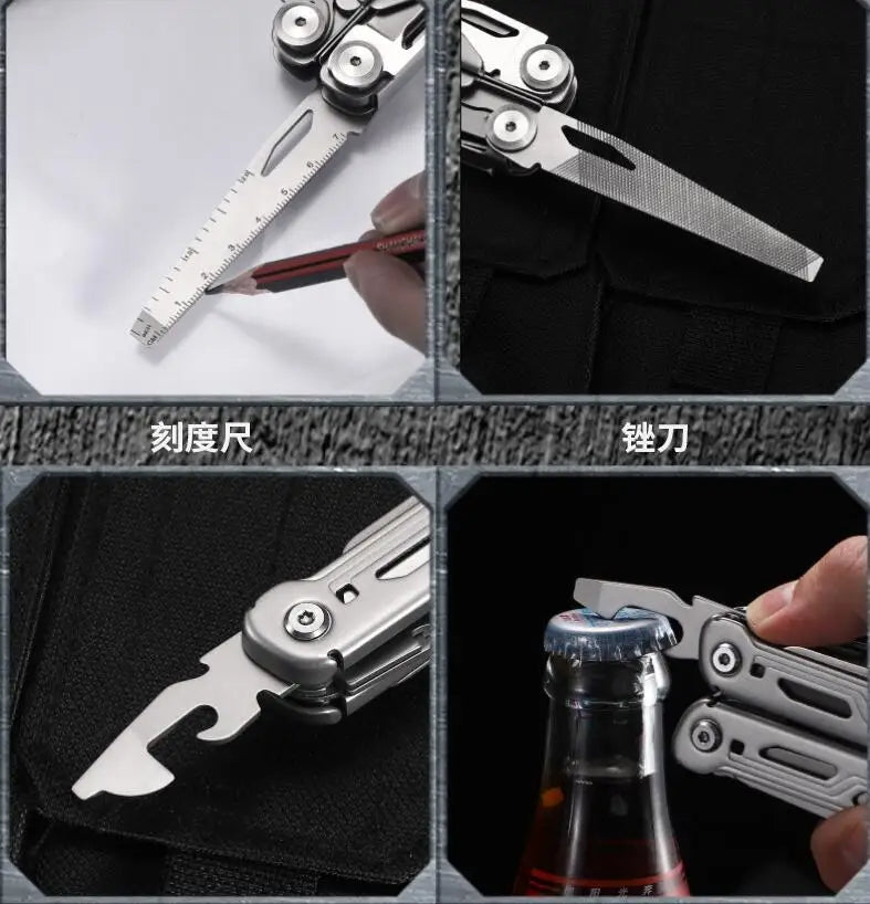 Daicamping DL10 Stainless Steel Folding Knife Multitool Pliers