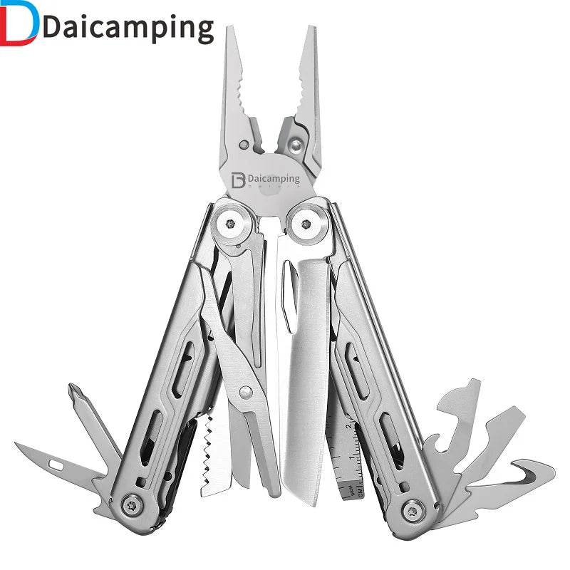 Daicamping DL10 Stainless Steel Folding Knife Multitool Pliers