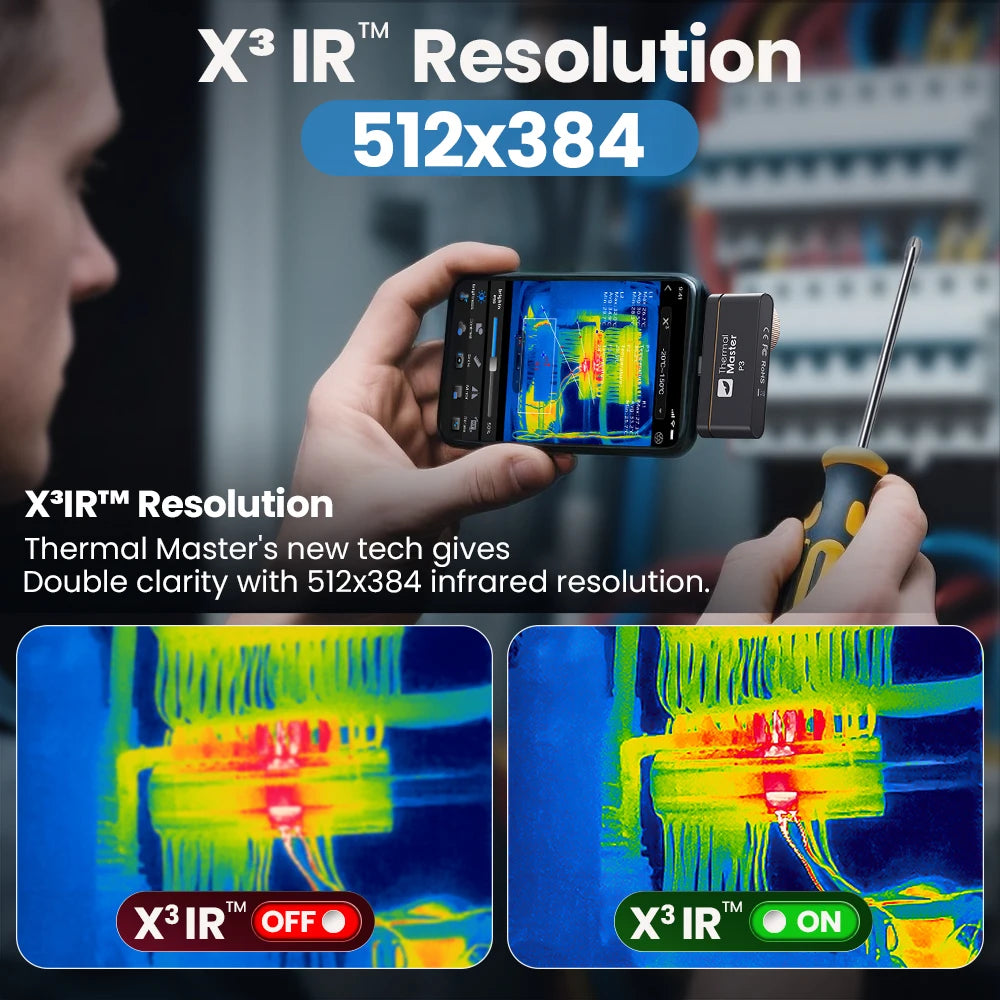 Thermal Master Smartphone Thermal Camera for PCB Repair Inspection