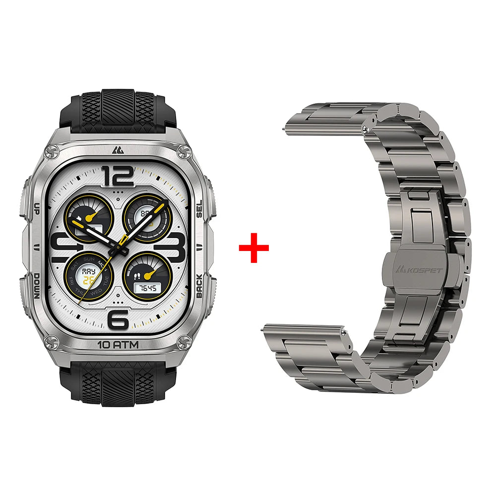 KOSPET Tank M4 GPS Smart Watch With Health Monitoring and Waterproof Design