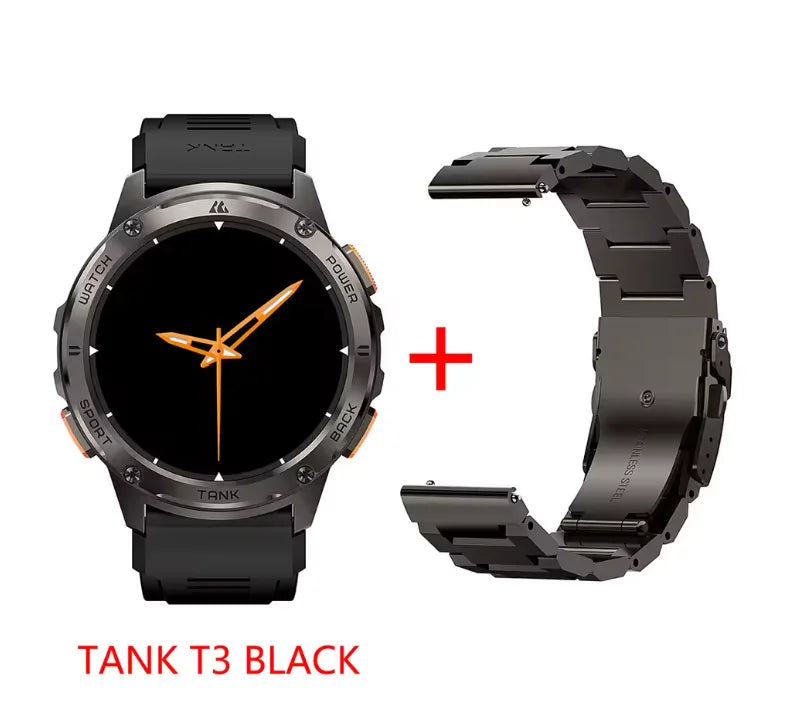 KOSPET Tank T3 AMOLED Smartwatch Bluetooth Calling Fitness Tracker