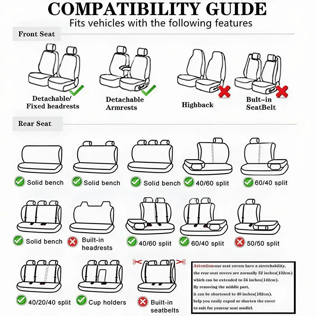PU Leather Car Seat Cover Full Set 5 Seats For Chevrolet Front Rear Protector Deluxe Cushion