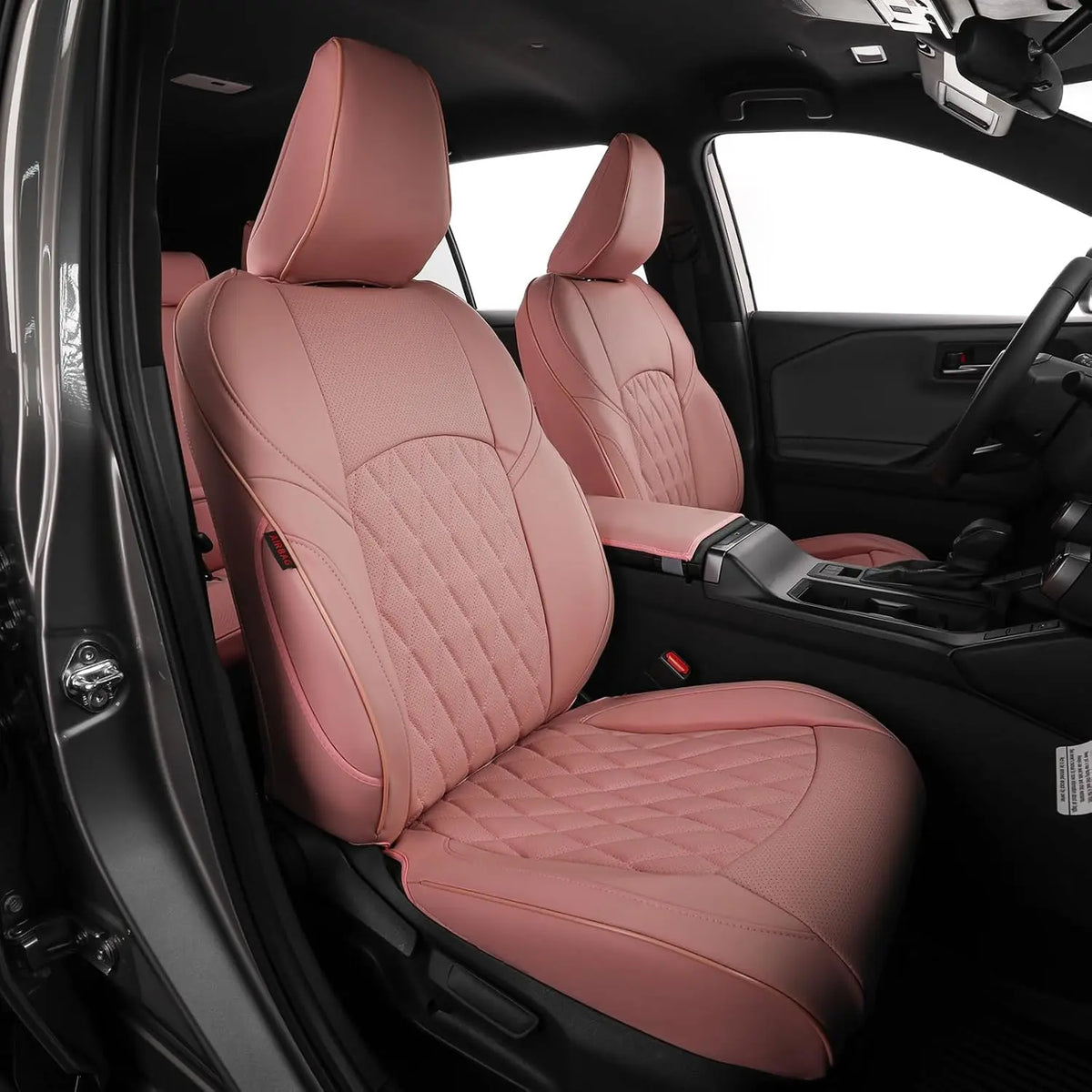 EKR Car Seat Covers Custom Fit for Toyota Rav4 (Hybrid) 2026 LE/XLE Premium/SE/XSE/Woodland/Limited Full Set Leather Car Seat Cover for SUV