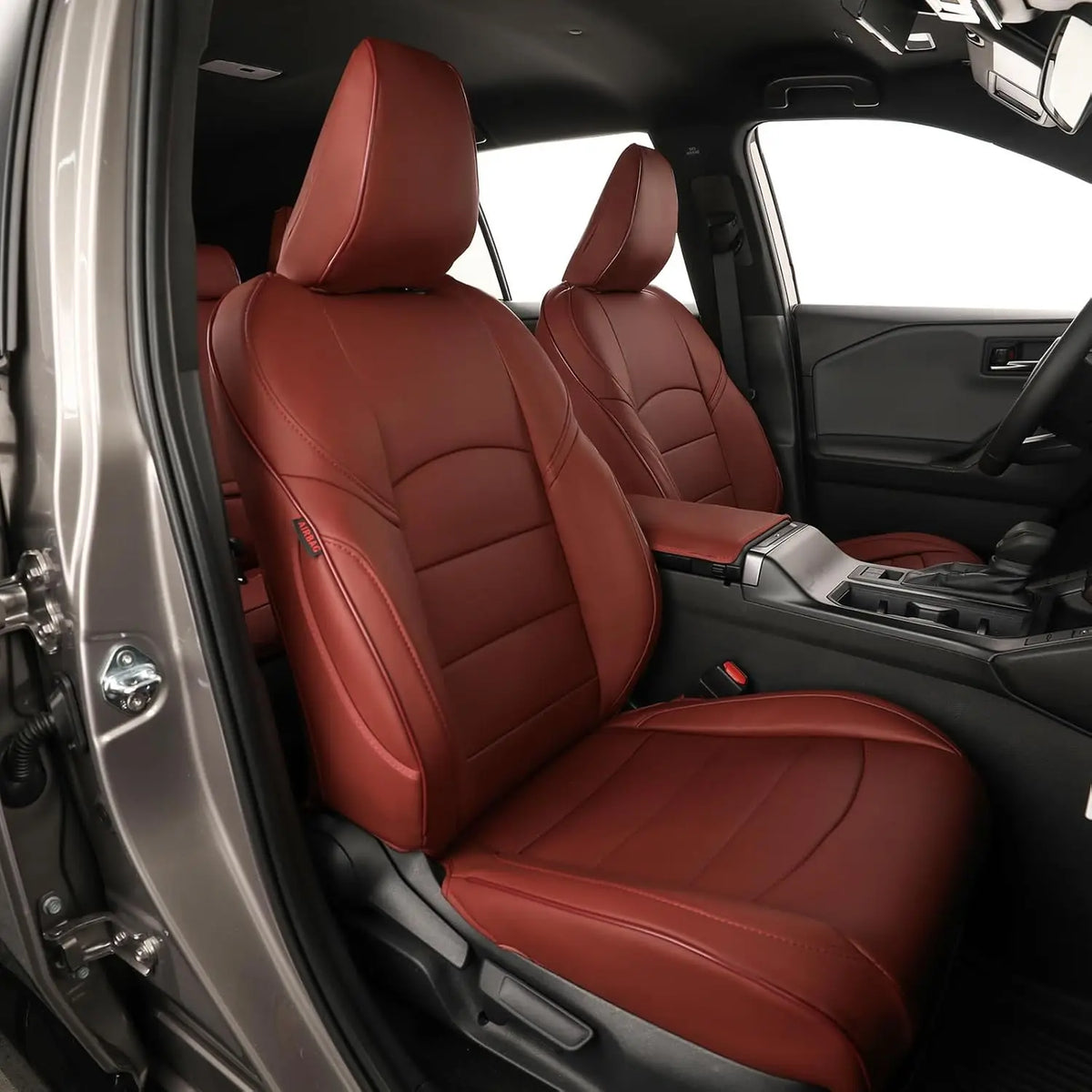 EKR Car Seat Covers Custom Fit for Toyota Rav4 (Hybrid) 2026 LE/XLE Premium/SE/XSE/Woodland/Limited Full Set Leather Car Seat Cover for SUV