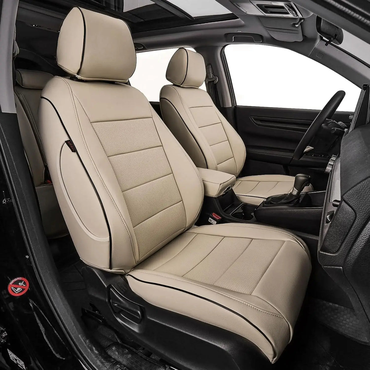 EKR Car Seat Covers For Honda CRV Custom Fit For CR-V 2023-2026 EX/EX-L/LX/Touring/Sport Waterproof Leather Cushion Seat Protective Cover