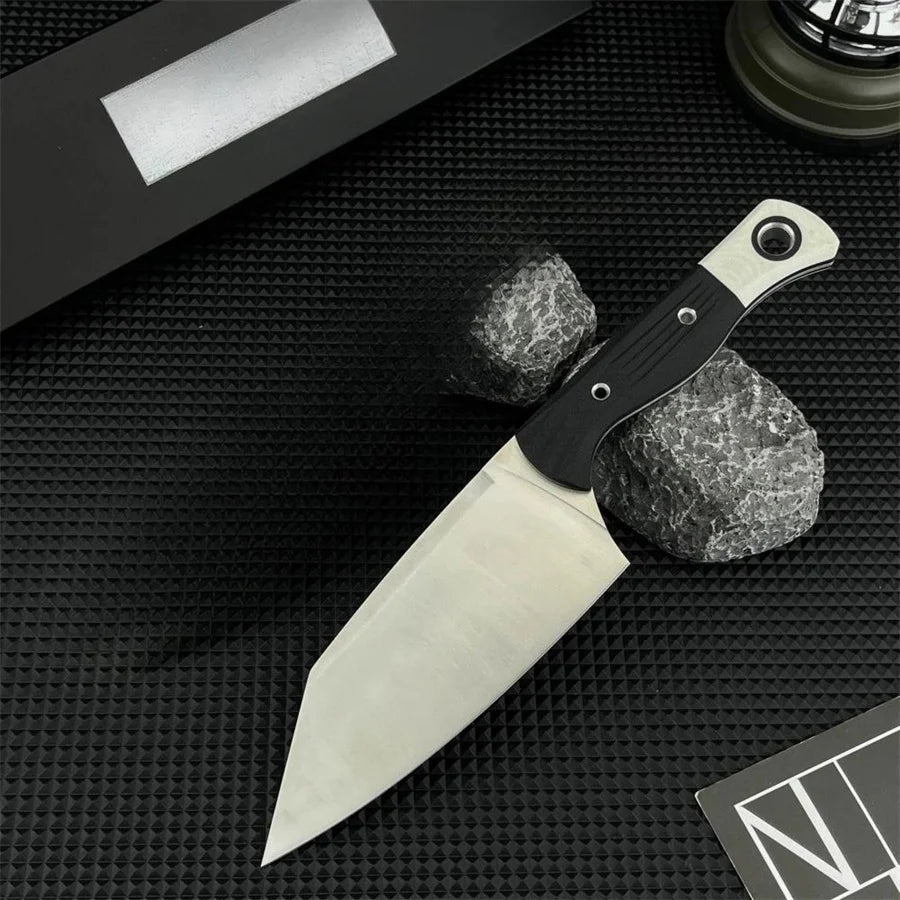 BM 4010BK-01 with Sheath Fixed Blade Knife Wild Survival Multi-tool Men's Gift Outdoor EDC Utility Straight Knives