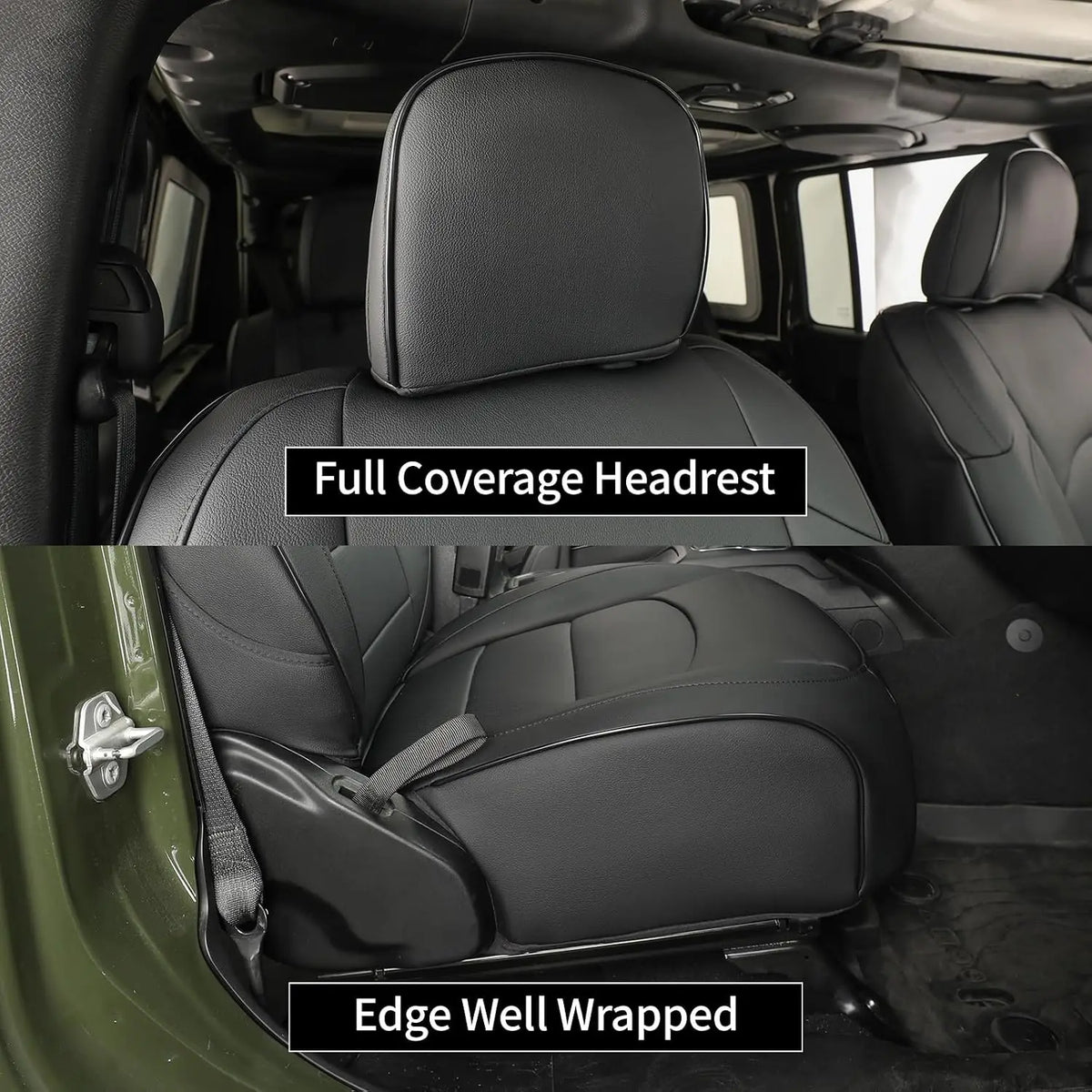 EKR Custom Fit Waterproof Seat Covers for Jeep Wrangler
