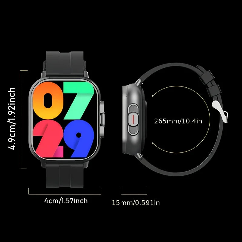 ERUN 2-In-1 Smartwatch With Earbuds And Fitness Tracking