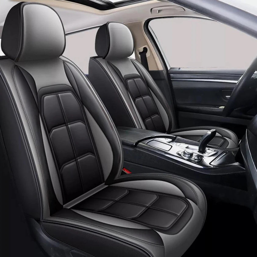 PU Leather Car Seat Cover Full Set 5 Seats For Chevrolet Front Rear Protector Deluxe Cushion