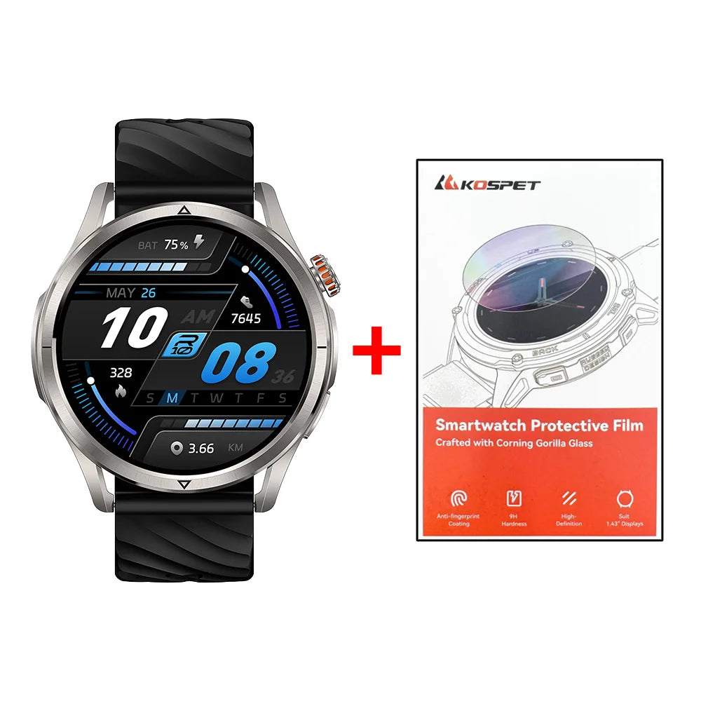 KOSPET R10 GPS Smartwatch With AMOLED Display And GNSS Navigation