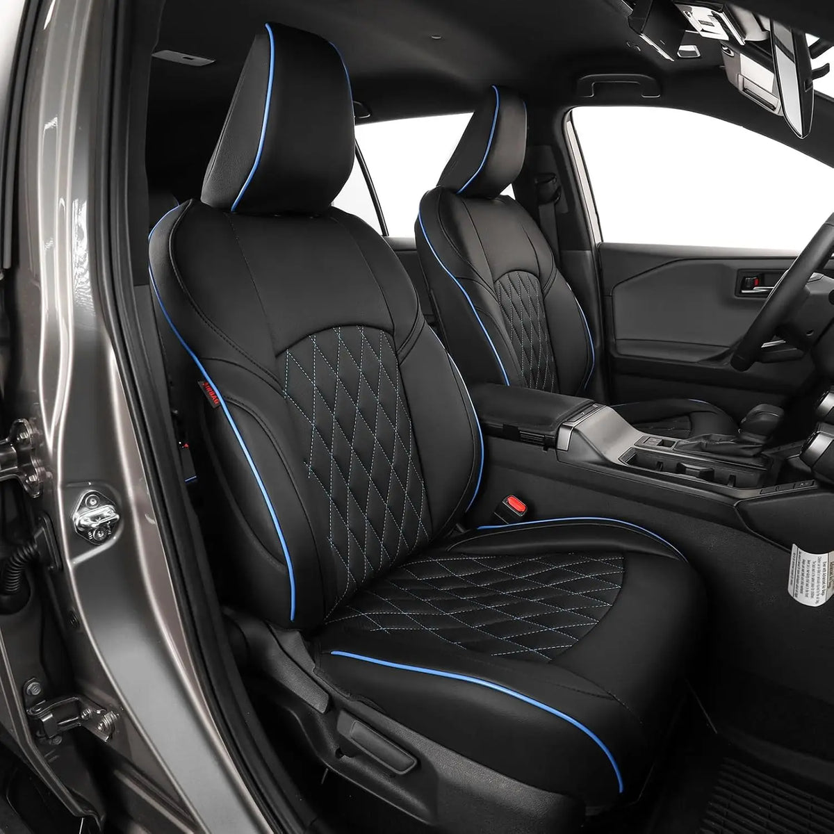 EKR Car Seat Covers Custom Fit for Toyota Rav4 (Hybrid) 2026 LE/XLE Premium/SE/XSE/Woodland/Limited Full Set Leather Car Seat Cover for SUV