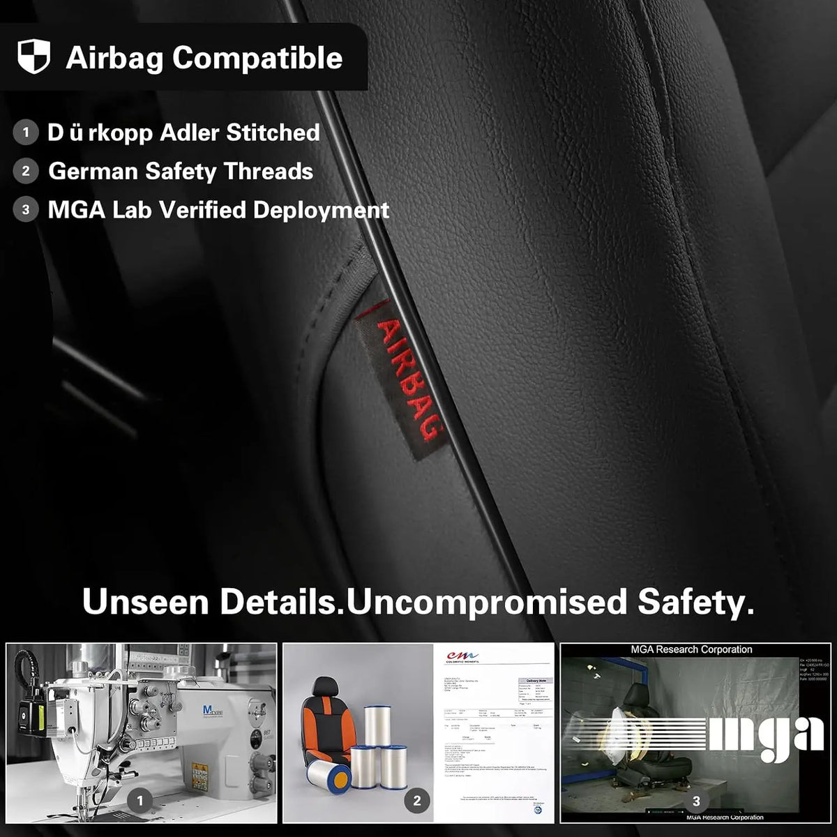 EKR Custom Fit Leather Seat Covers for Honda Odyssey