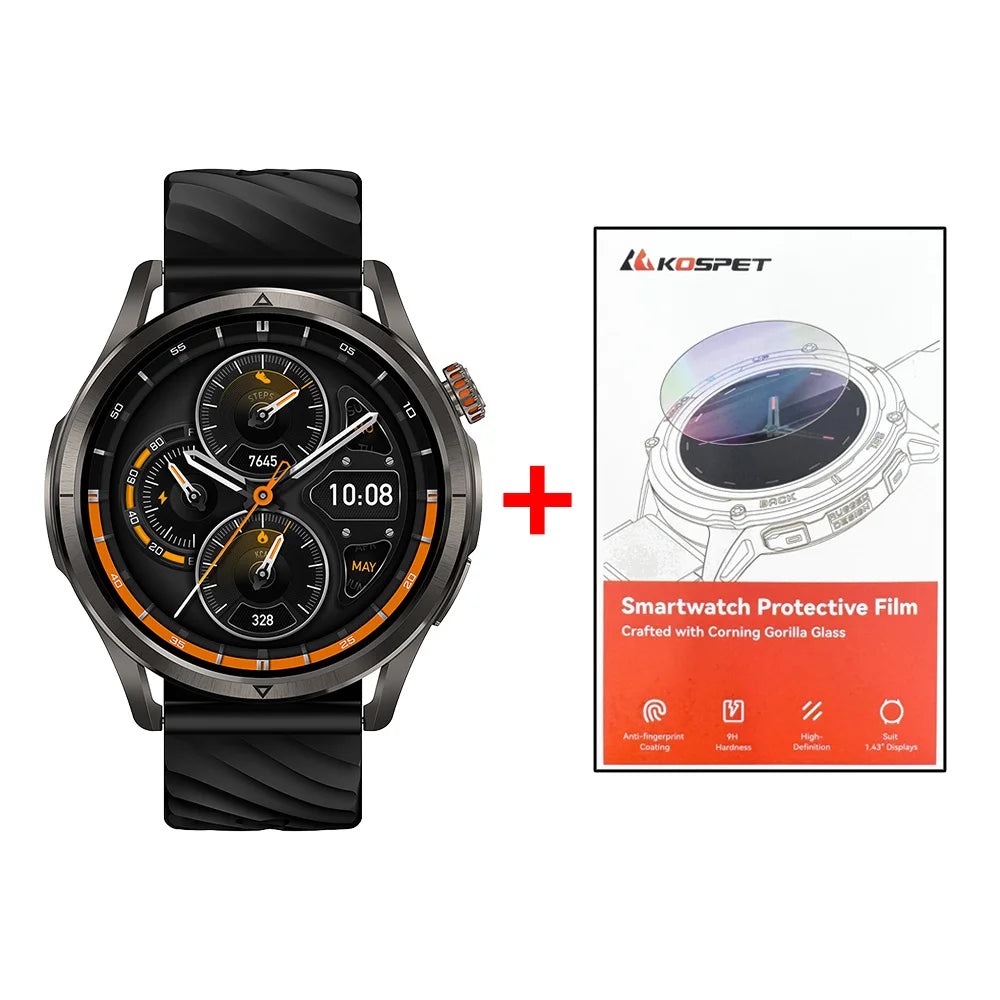 KOSPET R10 GPS Smartwatch With AMOLED Display And GNSS Navigation
