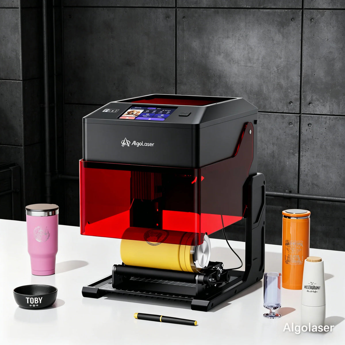 AlgoLaser PIXI Portable Laser Engraver With Touchscreen Controls