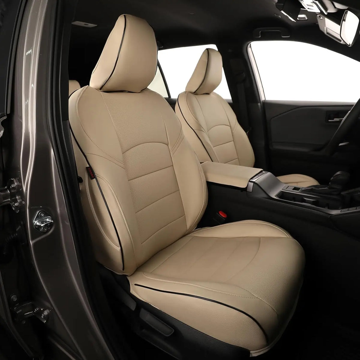 EKR Car Seat Covers Custom Fit for Toyota Rav4 (Hybrid) 2026 LE/XLE Premium/SE/XSE/Woodland/Limited Full Set Leather Car Seat Cover for SUV