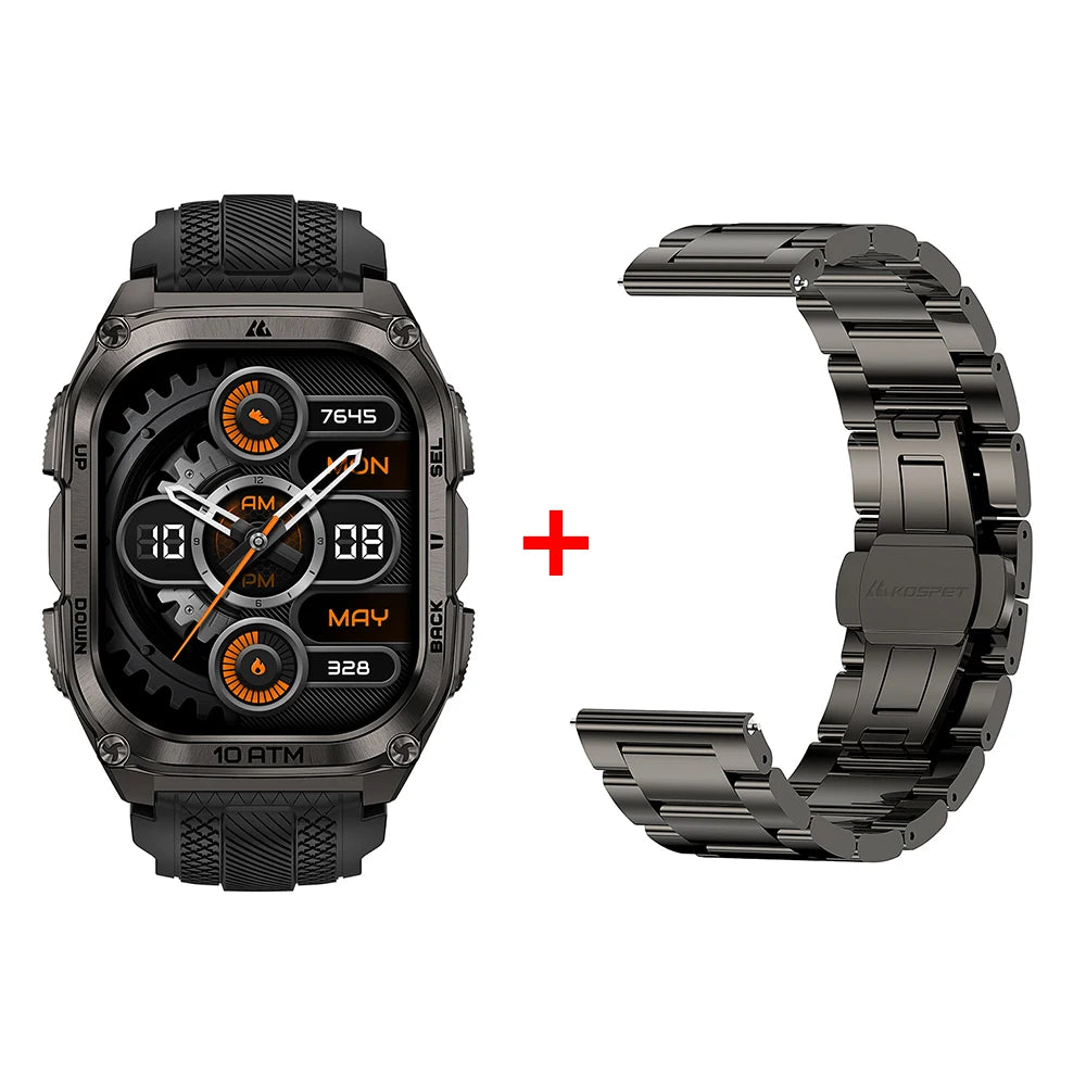 KOSPET Tank M4 GPS Smart Watch With Health Monitoring and Waterproof Design