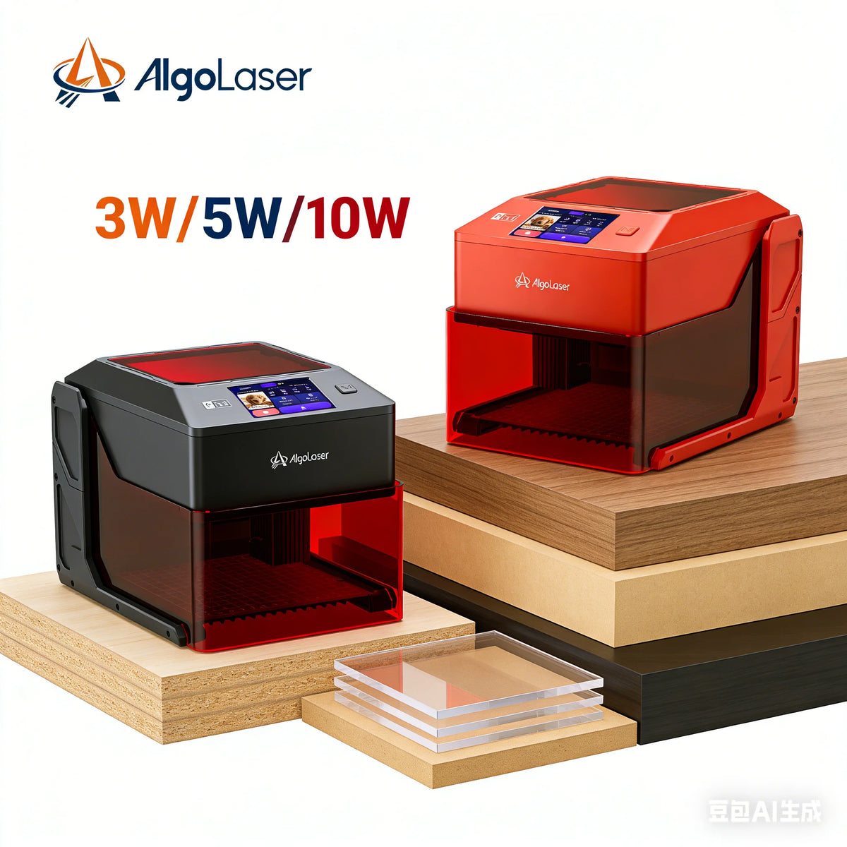AlgoLaser PIXI Portable Laser Engraver With Touchscreen Controls