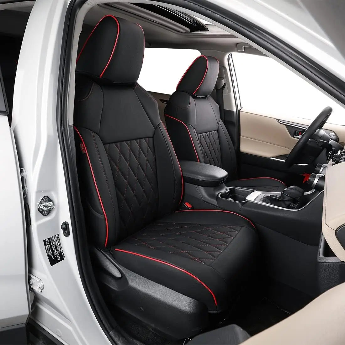 EKR Car Seat Covers For Honda CRV Custom Fit For CR-V 2023-2026 EX/EX-L/LX/Touring/Sport Waterproof Leather Cushion Seat Protective Cover