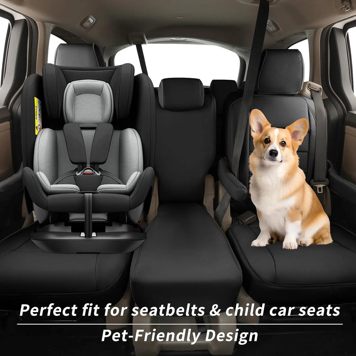 EKR Custom Fit Leather Seat Covers for Honda Odyssey