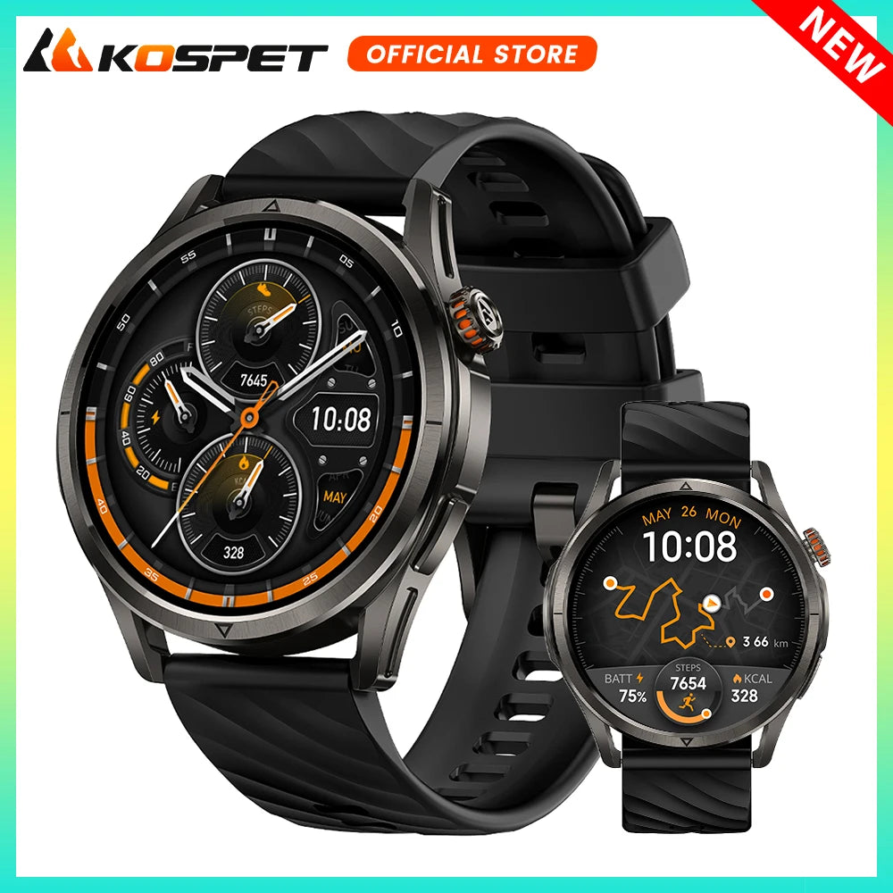 KOSPET R10 GPS Smartwatch With AMOLED Display And GNSS Navigation