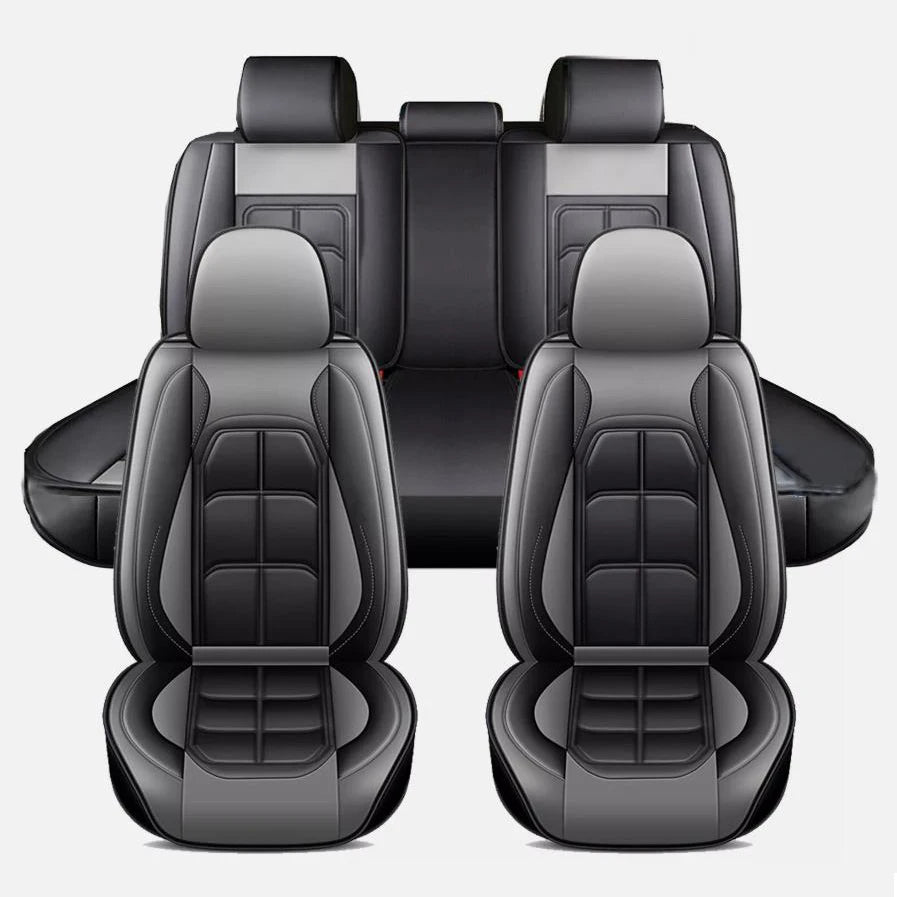 PU Leather Car Seat Cover Full Set 5 Seats For Chevrolet Front Rear Protector Deluxe Cushion