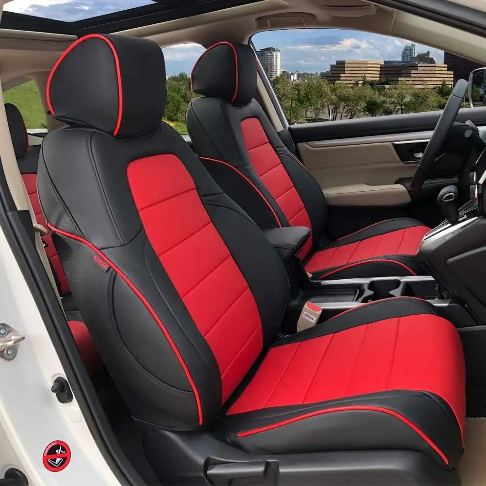 EKR Car Seat Covers For Honda CRV Custom Fit For CR-V 2023-2026 EX/EX-L/LX/Touring/Sport Waterproof Leather Cushion Seat Protective Cover