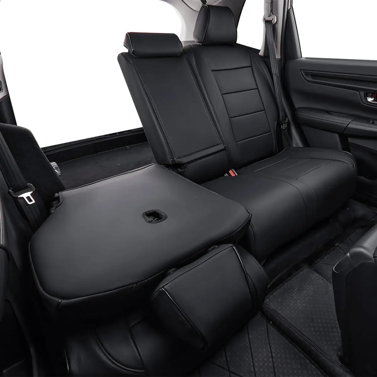 EKR Car Seat Covers For Honda CRV Custom Fit For CR-V 2023-2026 EX/EX-L/LX/Touring/Sport Waterproof Leather Cushion Seat Protective Cover