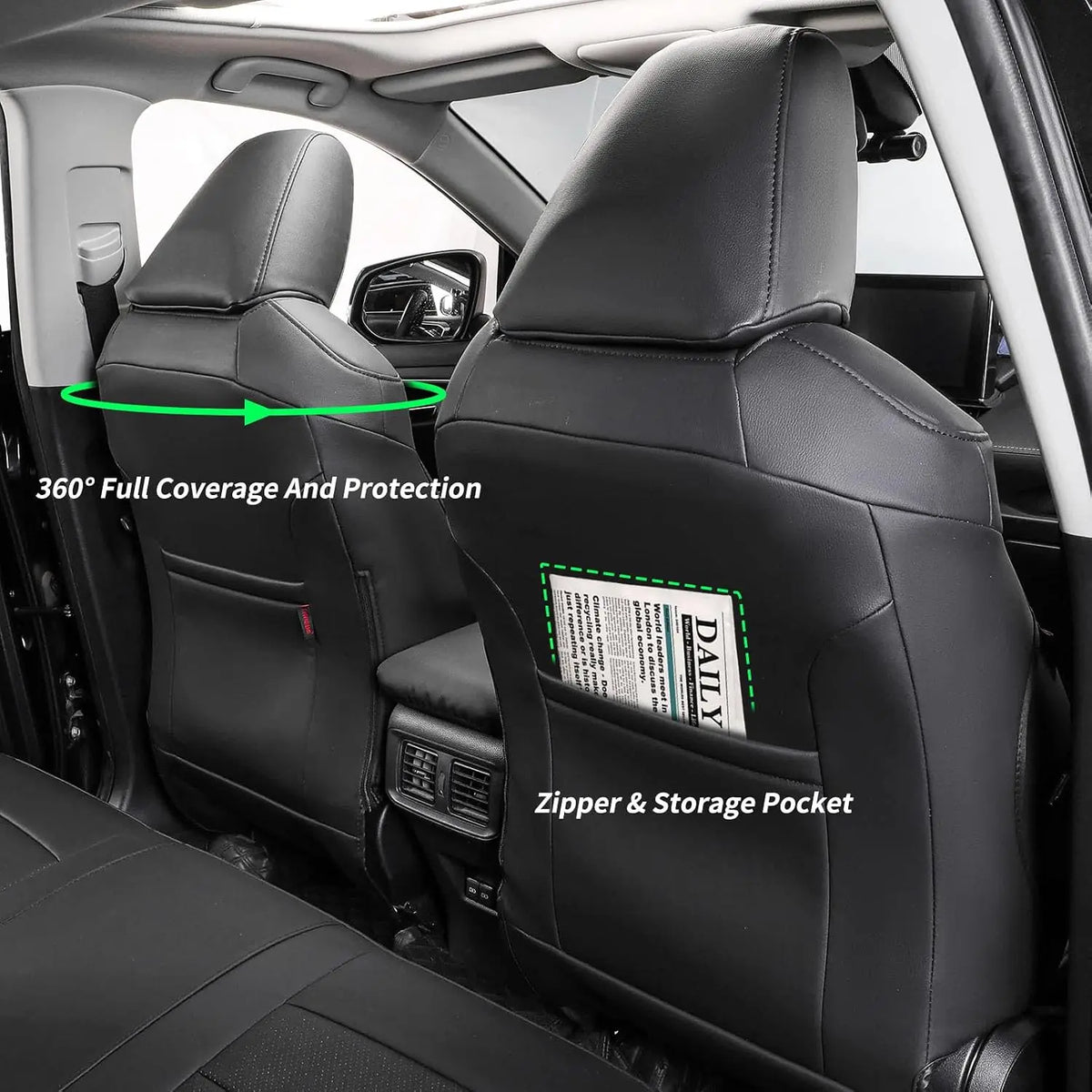 Coverdream Custom Fit Waterproof Seat Covers for Toyota Corolla Cross