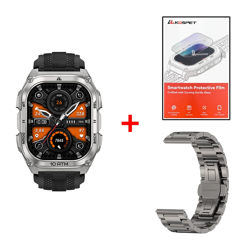 KOSPET Tank M4 GPS Smart Watch With Health Monitoring and Waterproof Design